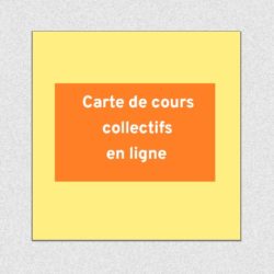Carte de cours collectifs en Ligne