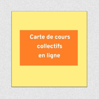 Carte de cours collectifs en Ligne