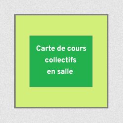 Carte de cours collectifs en salle